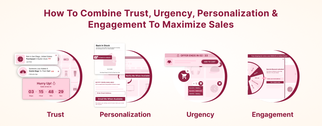 Trust, Urgency, Personalization & Engagement Blog Banner - MakeProSimp