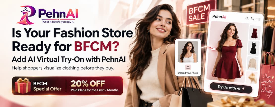 Is Your Fashion Store Ready for BFCM? Add AI Virtual Try-On with PehnAI - MakeProSimp