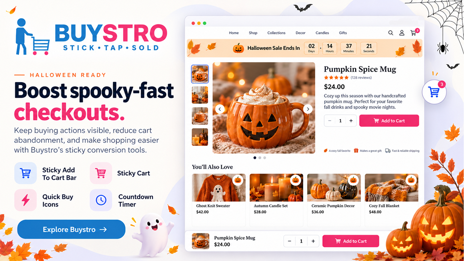 Boost Spooky Fast Checkouts